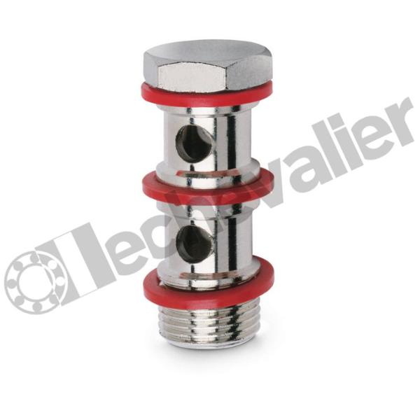 1631 02-1/4 VIS CREUSE DOUBLE 1/4 VERSION BASSE - H= 45,5mm - CAMOZZI