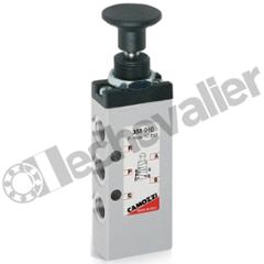 358-910 DIST. 5/2 BIST. TIRETTE 1/8 DEBIT 700L/min - MAN/RES - CAMOZZI