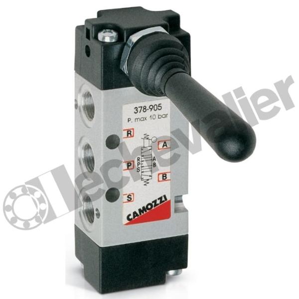 378-905 DIST. 5/3 CO 1/8 LEV DEBIT 500L/min RAPPEL CENT. CAMOZZI