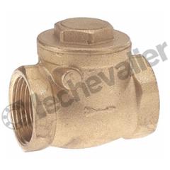CARBCTL.1-1/2 CLAPET BATTANT LAITON CLAPET NBR PN10 - FAF=85mm - ADG