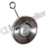 CBEBI.100 CLAPET A BATTANT DN100 CF8M/FKM PN16 T°max+180°C FAF=18mm