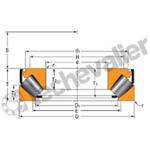 29320EJ ROULEMENT 100X170X42 TIMKEN
