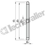 D05B1 Z23 DISQUE 8 23 DENTS