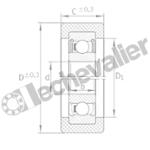 KLRZ10X30X10-2Z-HLW GALET INA