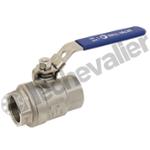 VBSIFF.1 VANNE 1/4T FF INOX 316 PI - PN50 - TMS -20 A + 180°C