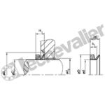 V110S FPM JOINT V-RING PROFIL S VITON