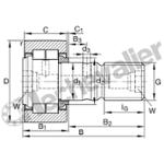 NUKR35-X-A-NMT GALET INA