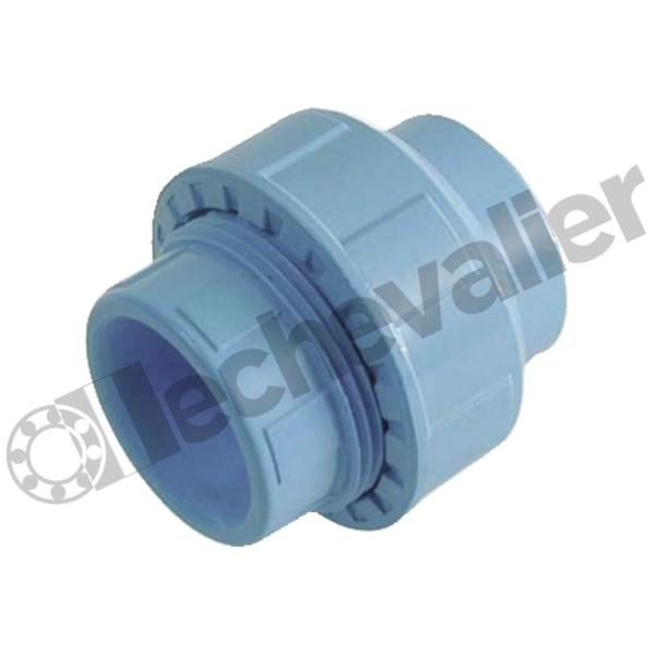 PVR 3UN32 UNION 3 PIECES PVC D32 PN: 13B A 20°C - BLEU - PREVOST