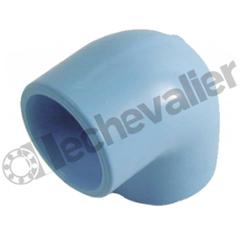 PVR 9CE25 COUDE PVC EGAL 90° D25 PN: 13B A 20°C - BLEU - PREVOST