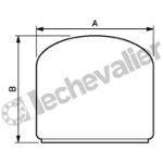 PVR BOU25 BOUCHON PVC D25 PN: 13B A 20°C - BLEU - PREVOST