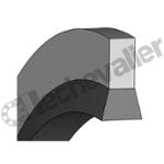 BS 10.70X16.00X1.50 NBR 70SH BAGUE BS NITRILE 70SH