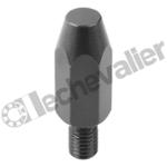 K0296.081 PIED M08 H=30, FORME:A ACIER DE TRA