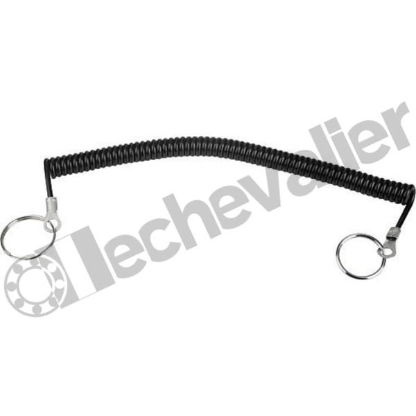 K0367.10200 CABLE SECURITE SPIRALE L=200 POLYUR