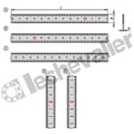 K1301.00021010X0300 RUBAN DE MESURE AUTOADHESIF 300X10