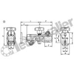 K0489.5181 BRIDE ARTICULATION, POUR TUBE ROND,