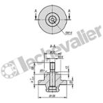 K1422.0501241080 AD.REDUCTEUR 5 AXES UNILOCK