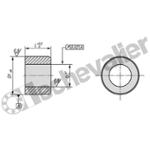 K0736.90006 INSERT TRAITE TA.2 D1=10 ACIER INOX