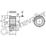 K0362.10 INSERT ACIER, BRUNI, D=10