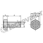 K0386.3020 INSERT A PICOTS SIX PANS M20X40 ACI